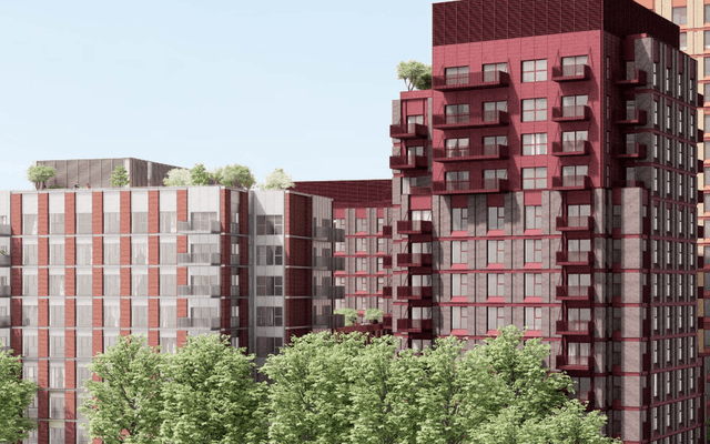 City, Apartment Building, Architecture