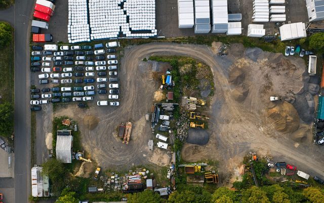 Outdoors, Road, Aerial View