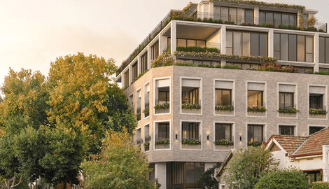 City, Apartment Building, Architecture