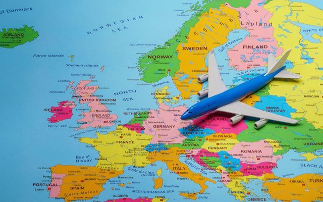 Map, Aircraft, Airplane