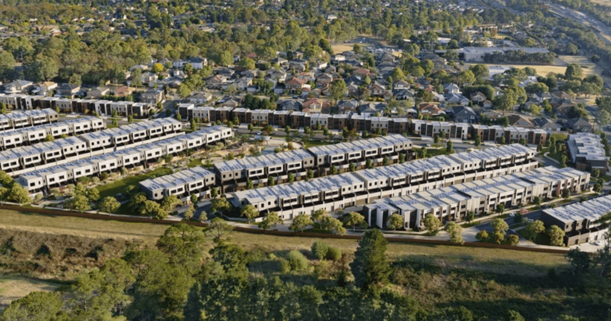Stockland puts $325m Melbourne townhome project up for sale